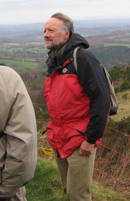 Ian Rowat on the Malvern Hills by Derek Bradley