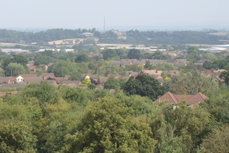 Worcester roofscape by Steve Bloomfield