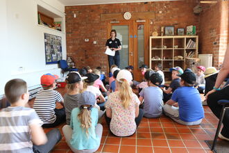 Schoolchildren at Smite by Wendy Carter