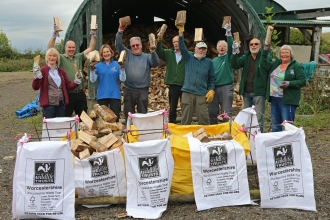 Log Lobbers at Tiddesley Wood