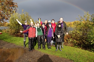 Cadburys volunteers at Upton Warren