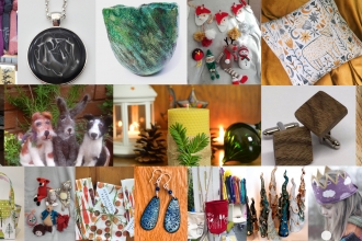 Series of photos featuring crafts available at 2019's craft fair