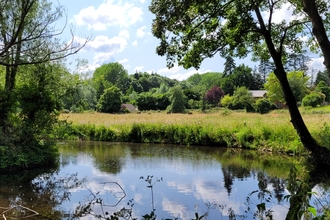 View of the pond at Martley Millennium Green