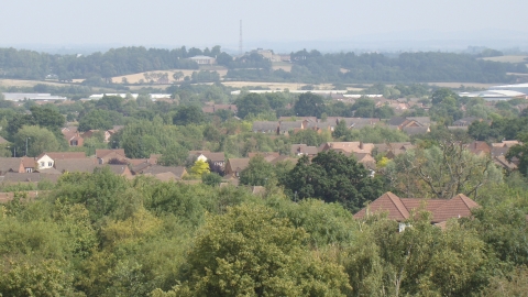Worcester roofscape by Steve Bloomfield