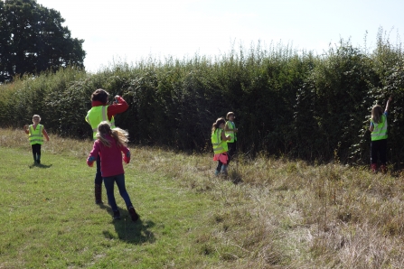 Pendock school at Hardwick Green Meadows