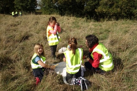 Pendock school at Hardwick Green Meadows