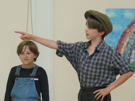 Pupils from Pendock Primary School performing 'Where the Meadows Flower' (by Stephanie Grainger)