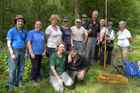 Roving volunteers in woodland by Brian Taylor