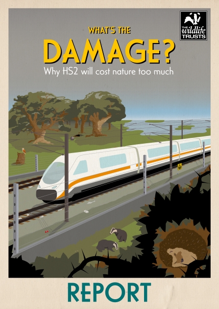 Front cover of "HS2: What's the Damage" report