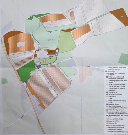 A habitat map of Lower Smite Farm