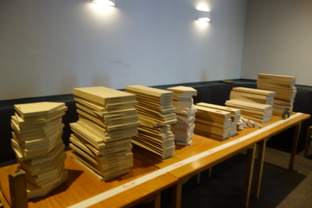 Donated materials for swift boxes