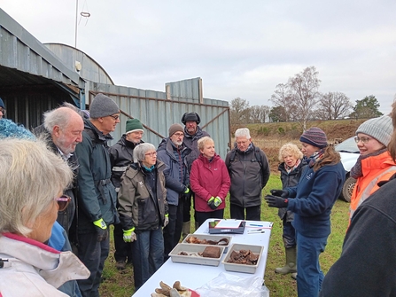 Field walking training at Dropping Well Farm