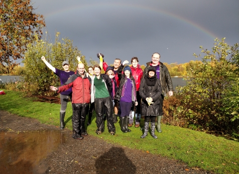 Cadburys volunteers at Upton Warren