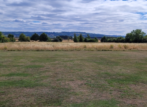 The field at The Leys, Honeybourne